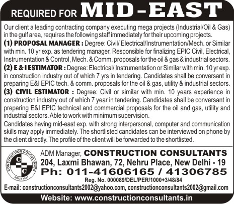 Construction Consultant